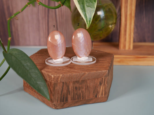 Peach Moonstone Pocket Stone