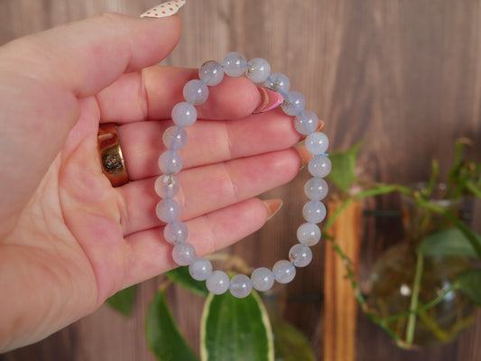 Turkish Blue Chalcedony Bracelet