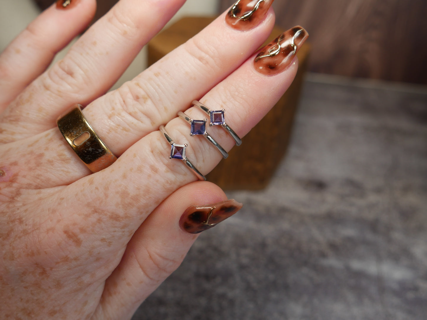 Iolite Ring