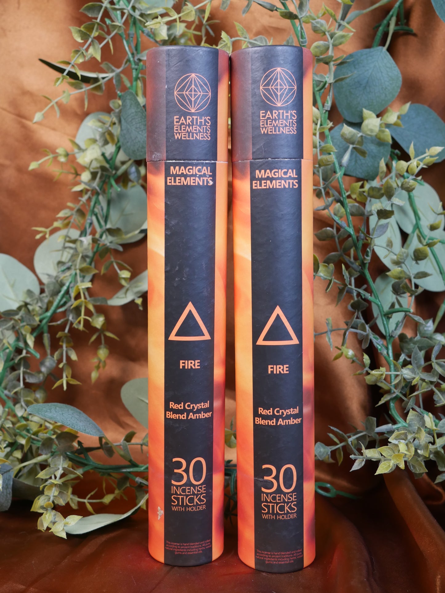 Fire Incense - Red Crystal Amber Blend