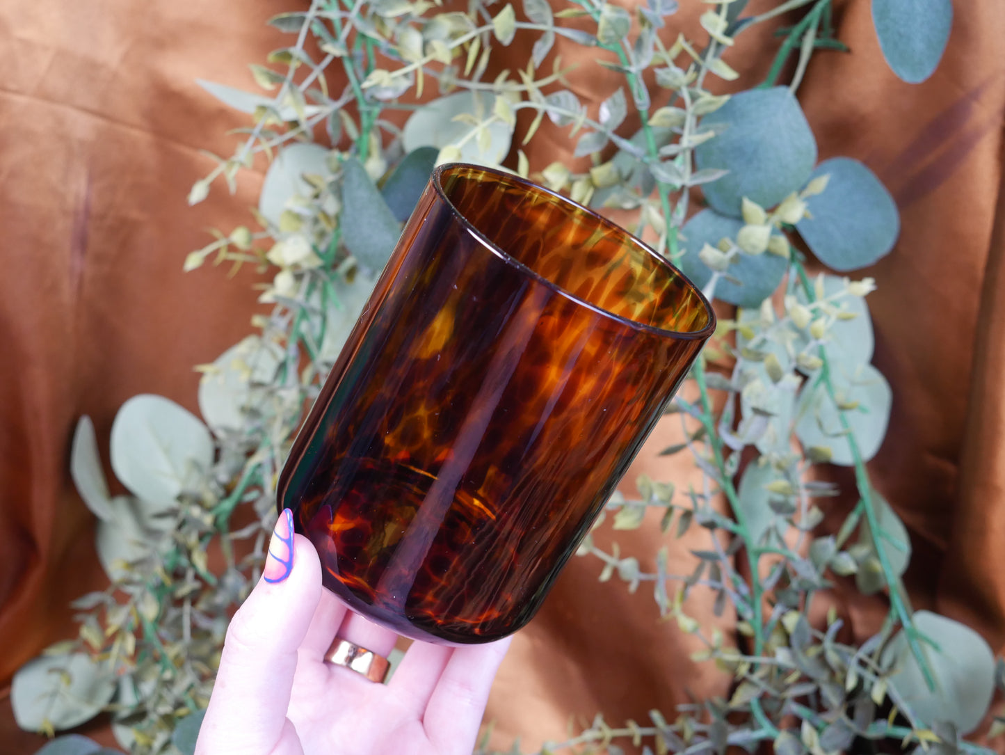 Tortoise Shell Vessel - Choose Your Own Candle Scent