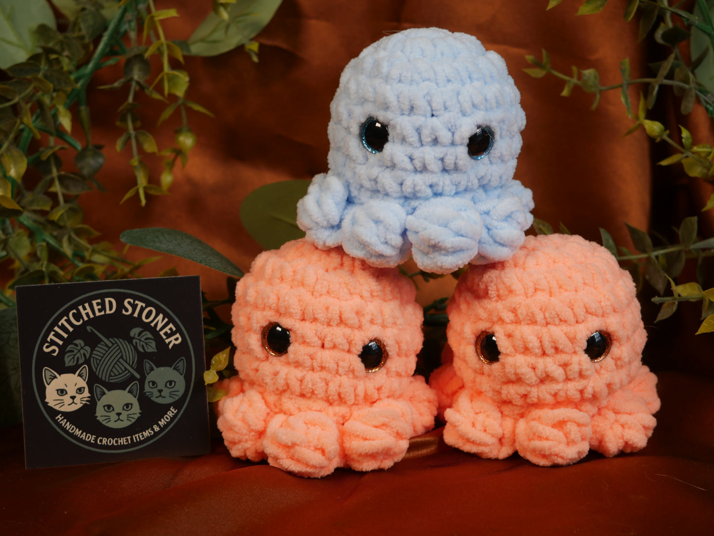 Crocheted Octopus - Stitched Stoner