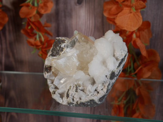 Calcite & Stilbite Custbase #4