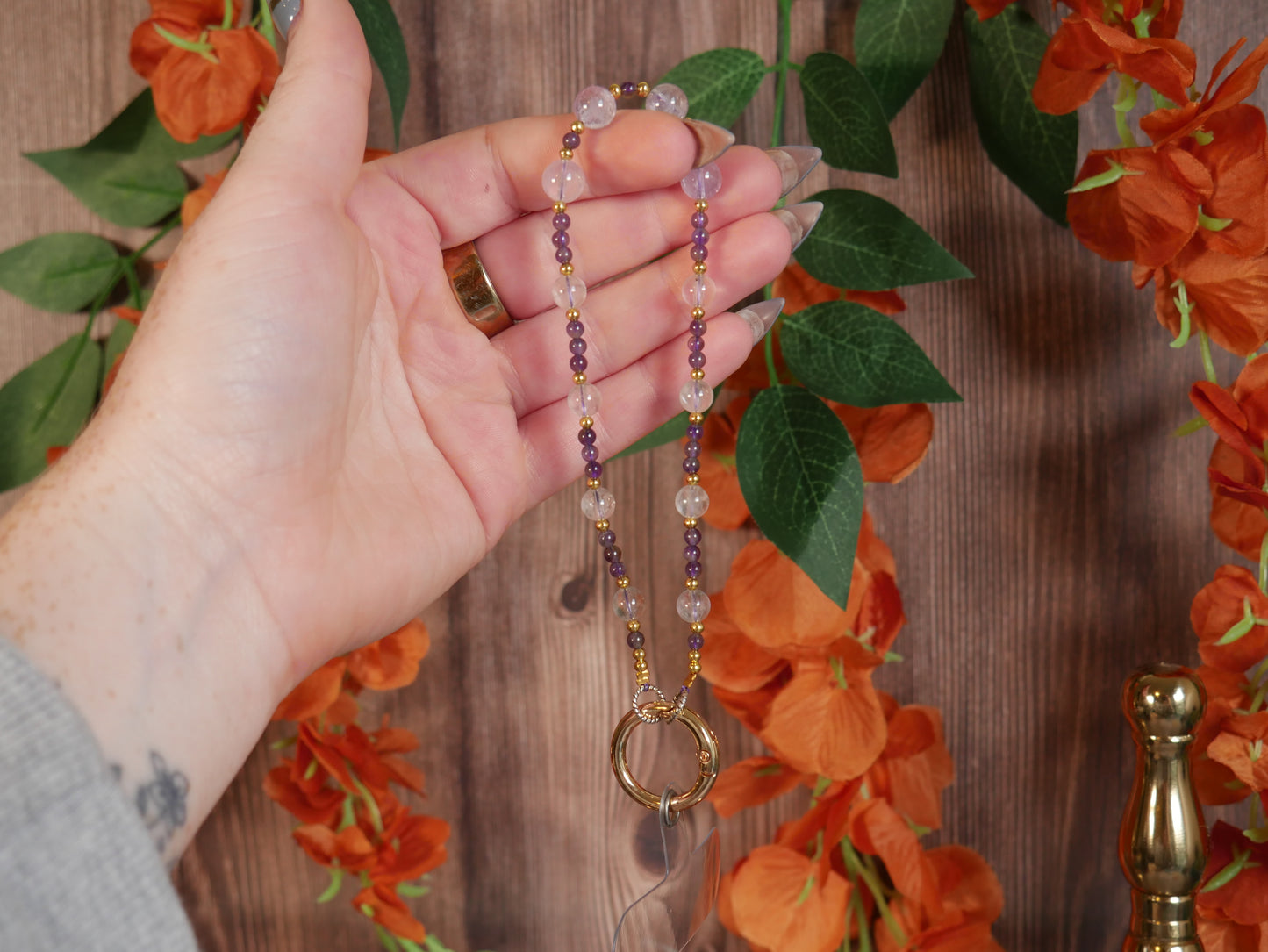 Amethyst Phone Chain