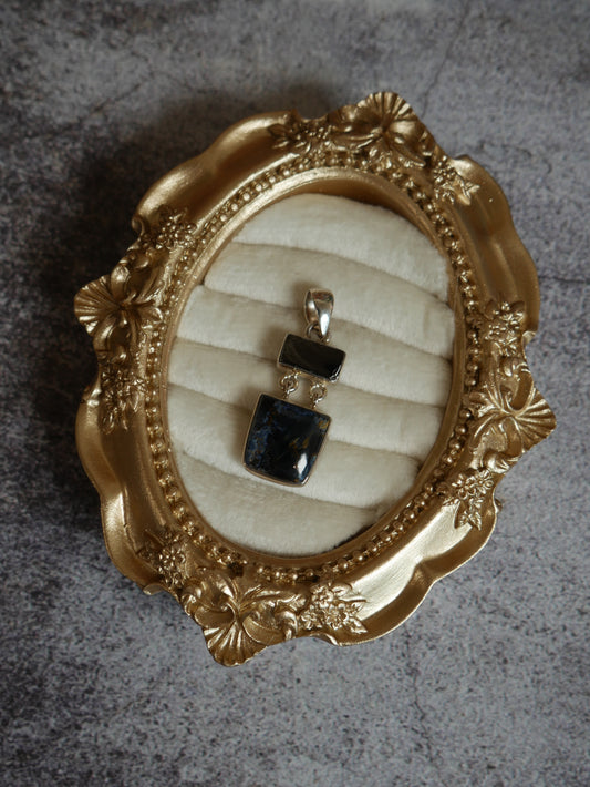 Shungite & Pietersite Pendant