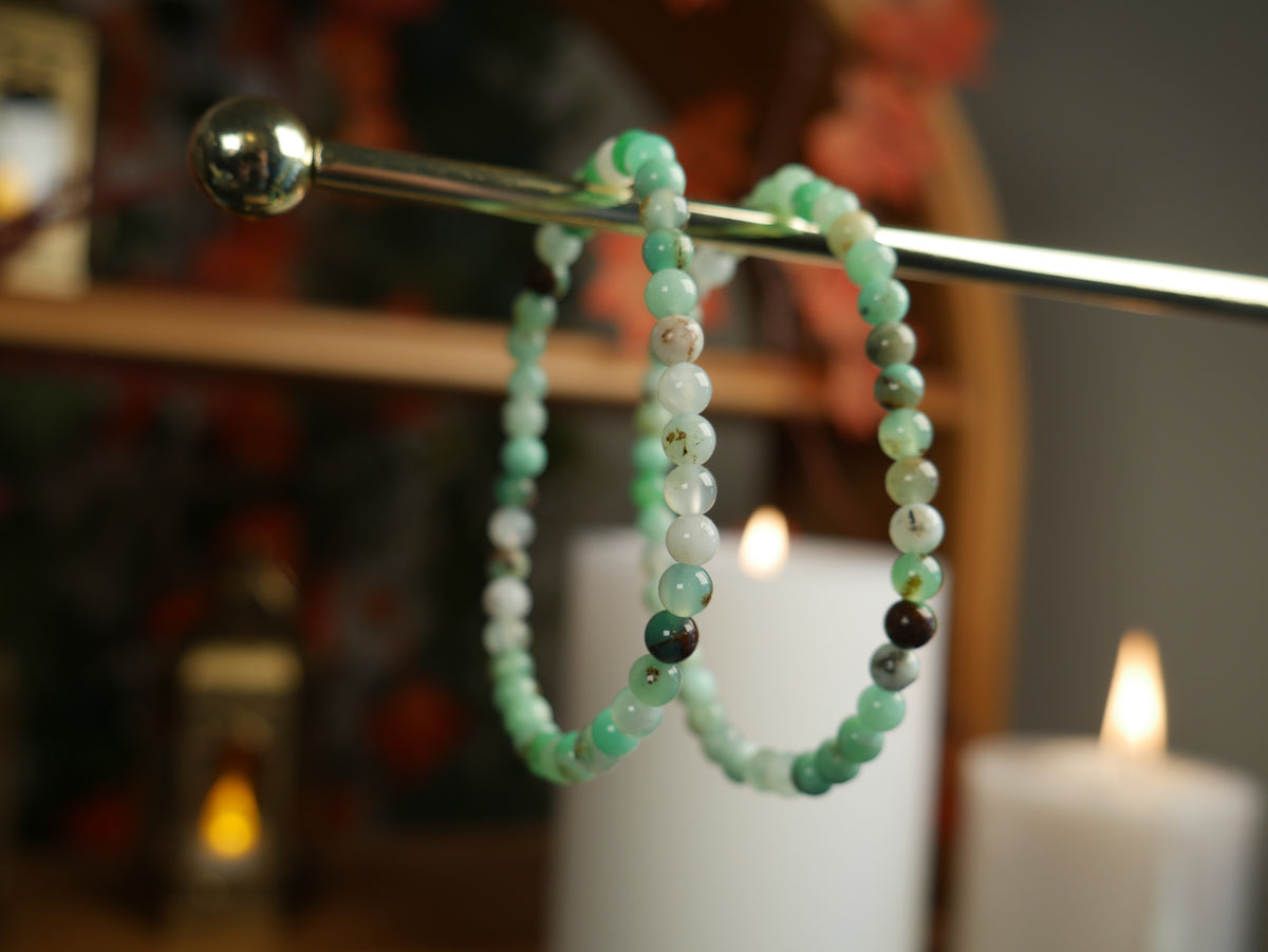 Chrysoprase Bracelet - 5 mm