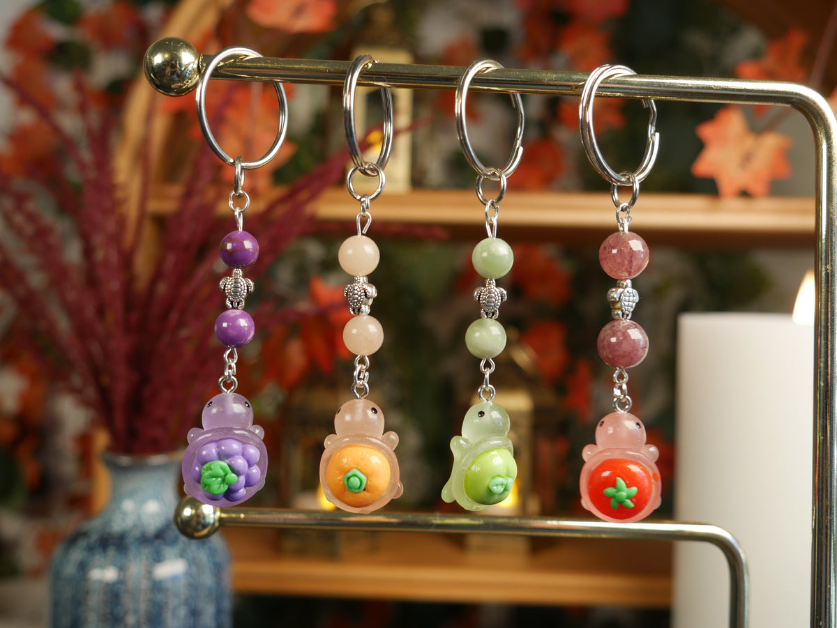 Fruit Turtle Keychain