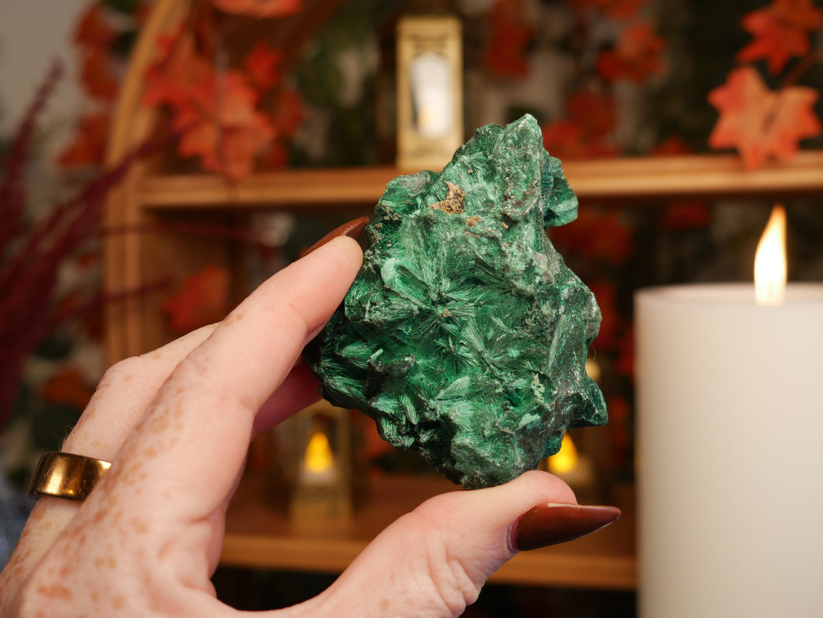 Raw Velvet Malachite - Personal Collection Destash