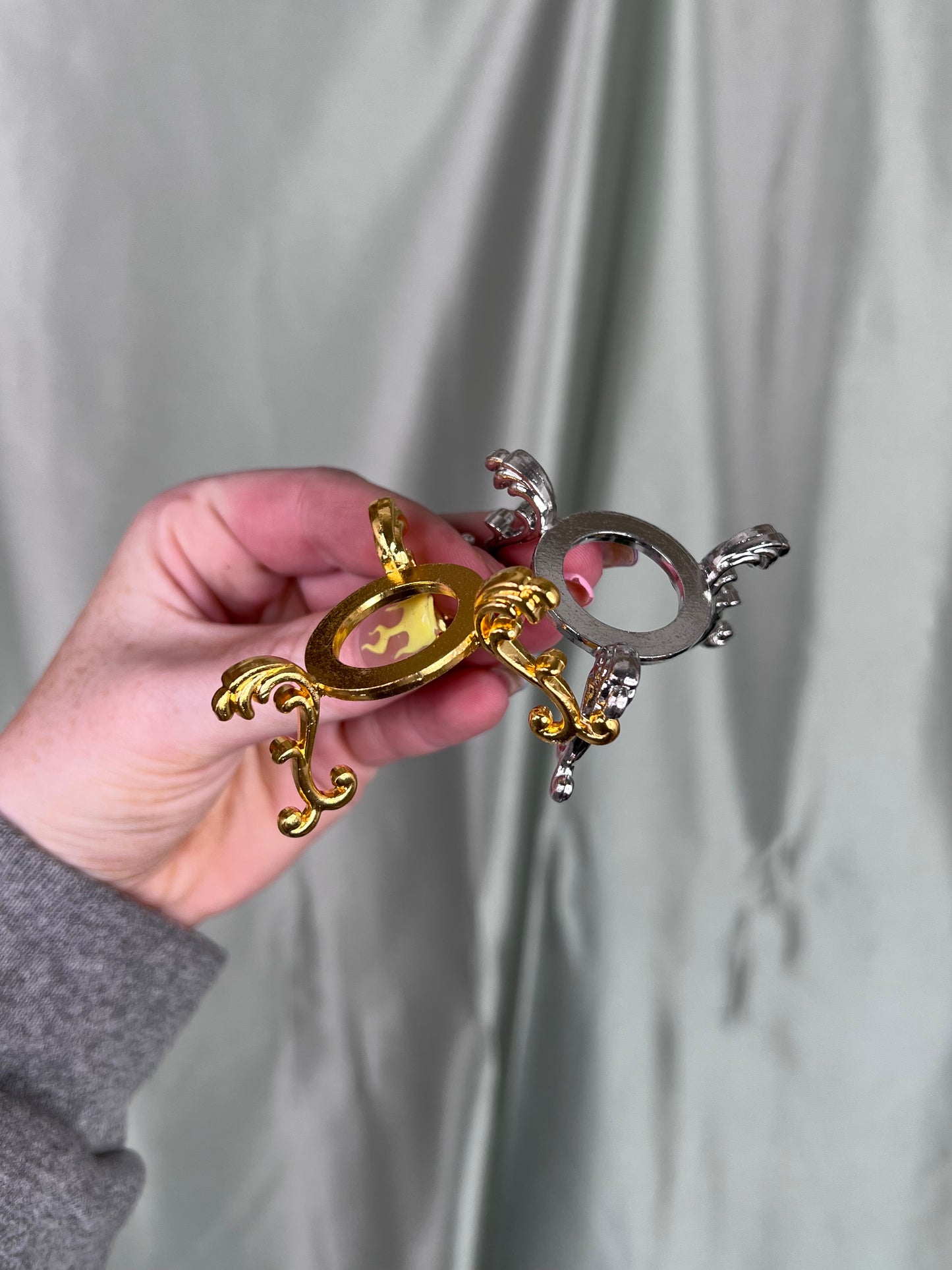 Ornate Metal Sphere Stand