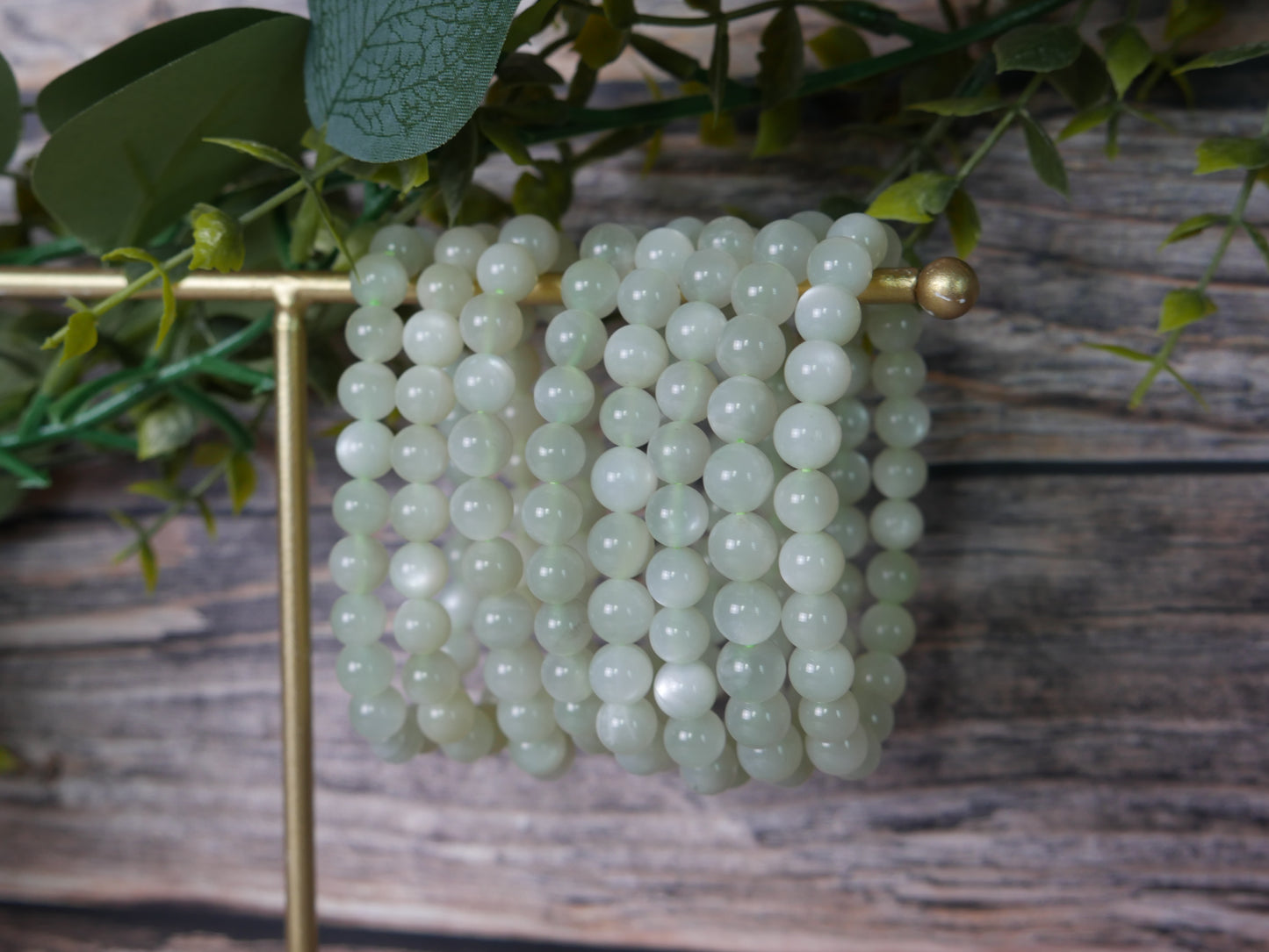 Sage Moonstone Bracelet