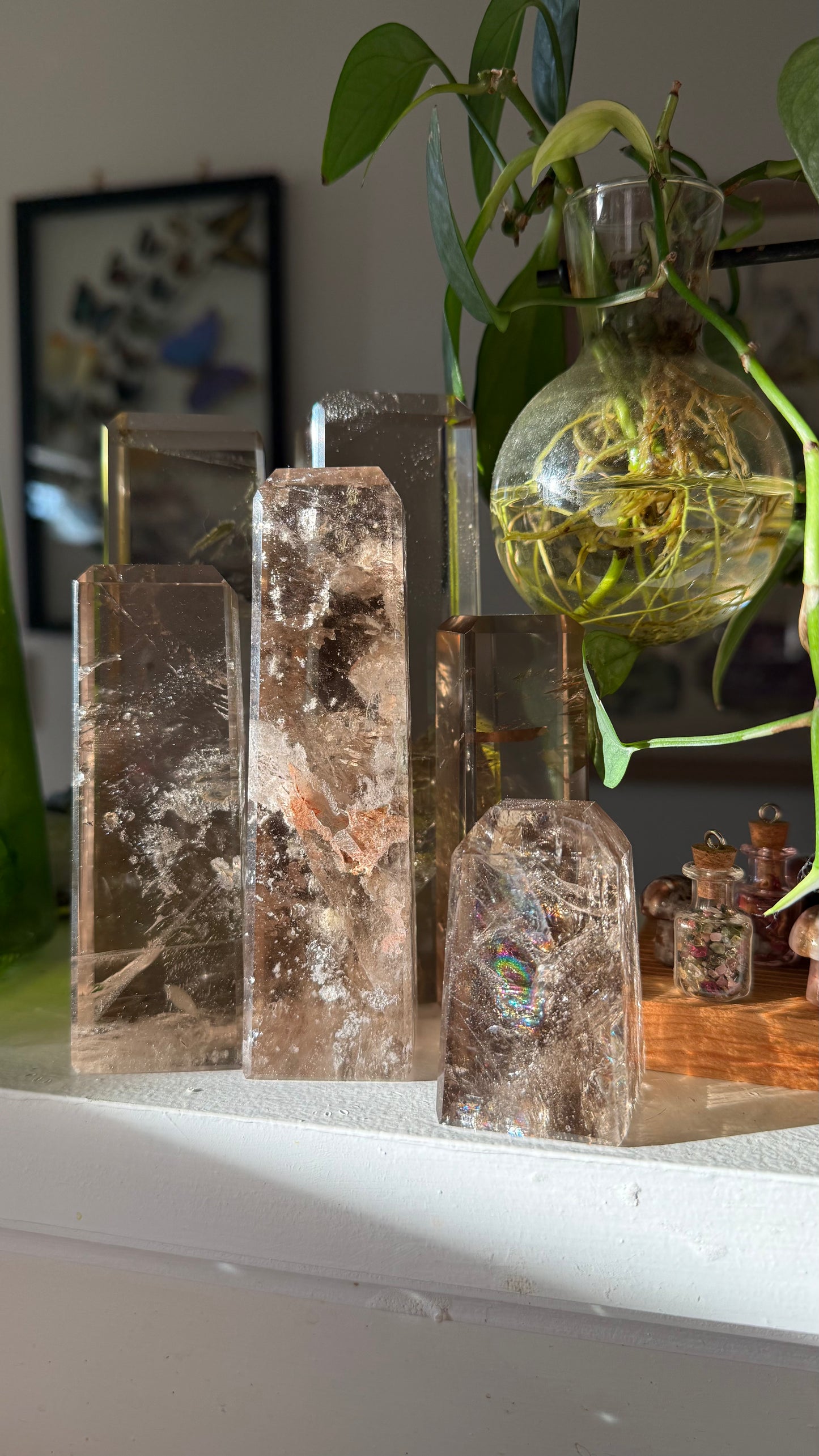 Smokey Quartz Skyscaper [various]