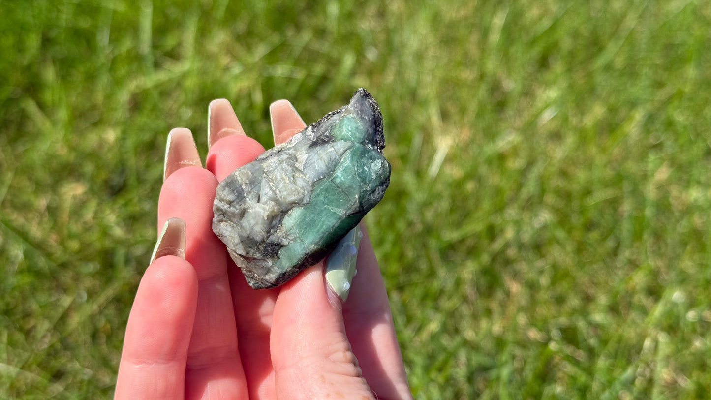 Raw Brazilian Emerald - Personal Collection Destash