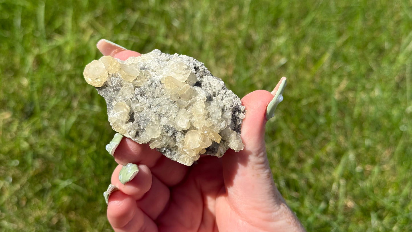 Tabular Calcite Specimen - Personal Collection Destash