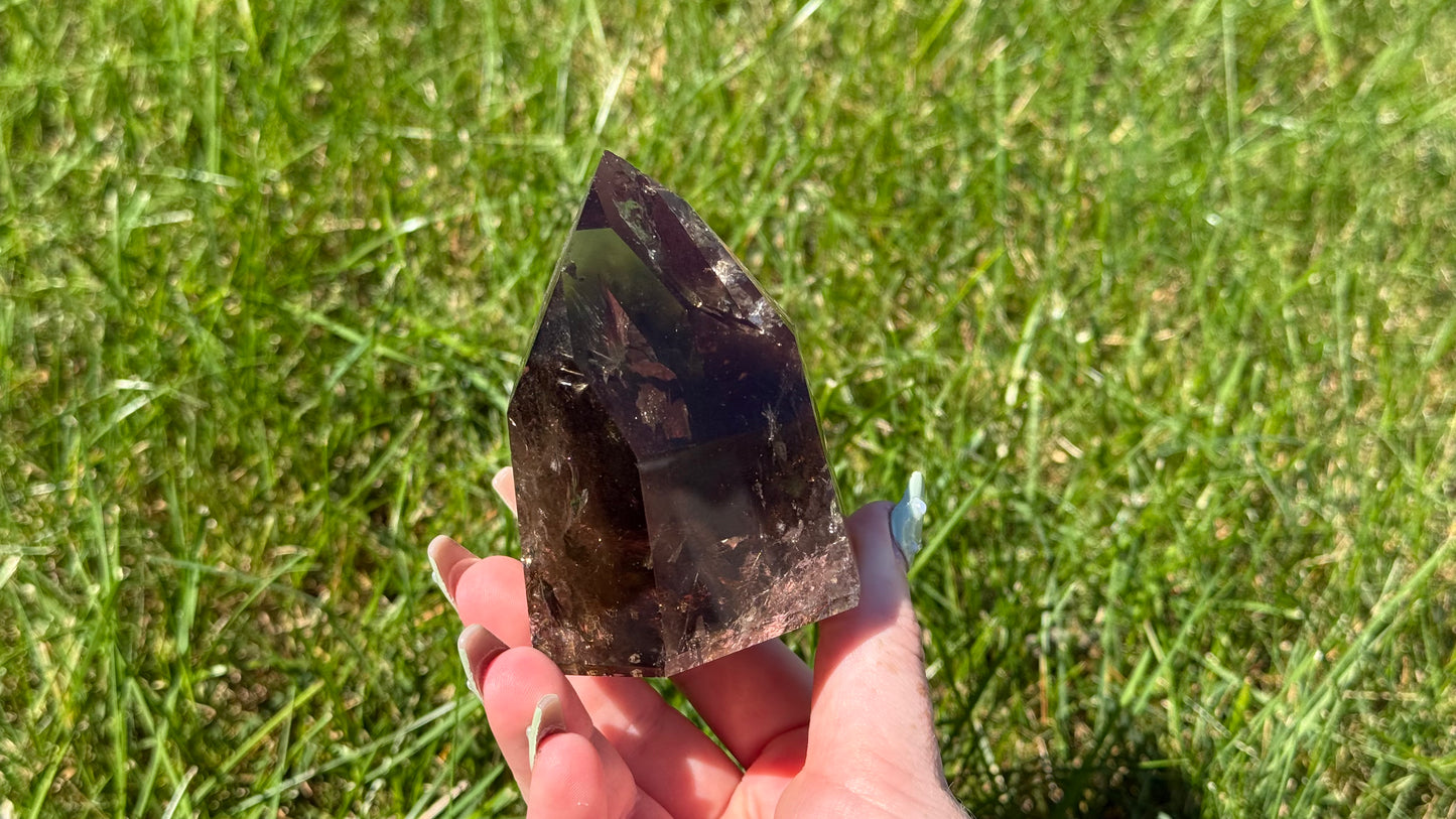 Brazilian Smokey Quartz Tower - Personal Collection Destash