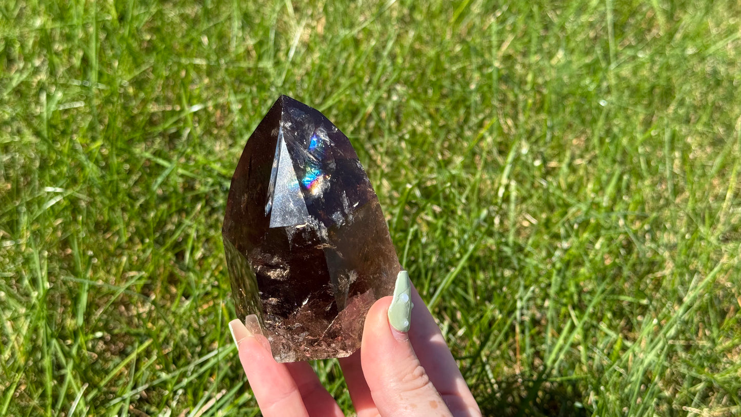 Brazilian Smokey Quartz Tower - Personal Collection Destash