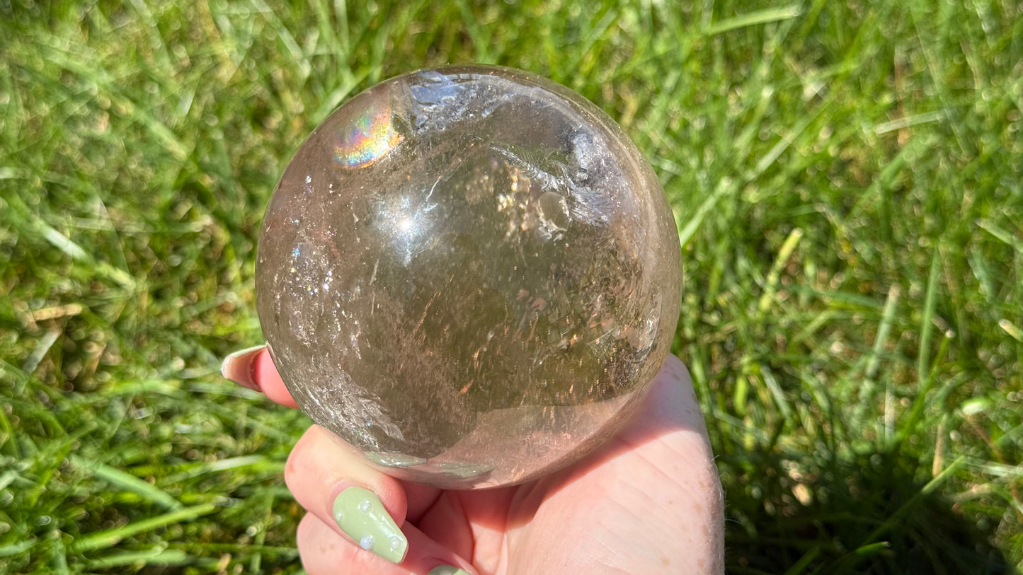 Brazilian Smokey Quartz Sphere - Personal Collection Destash