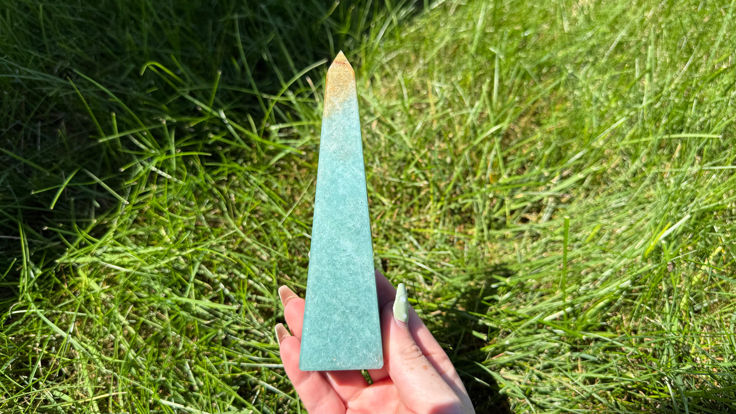 Teal Aventurine Tower - Personal Collection Destash