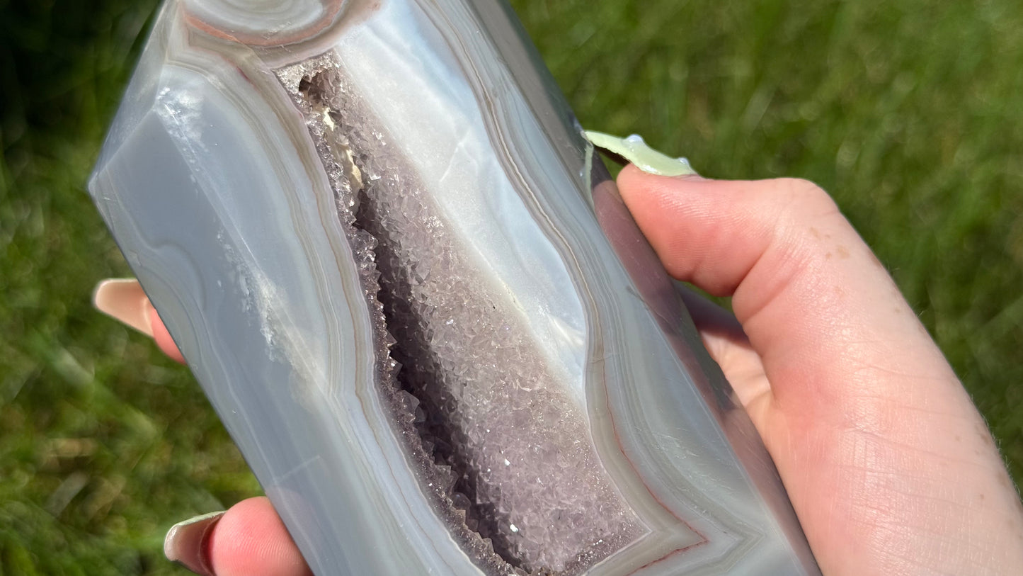 Agate & Amethyst Tower - Personal Collection Destash