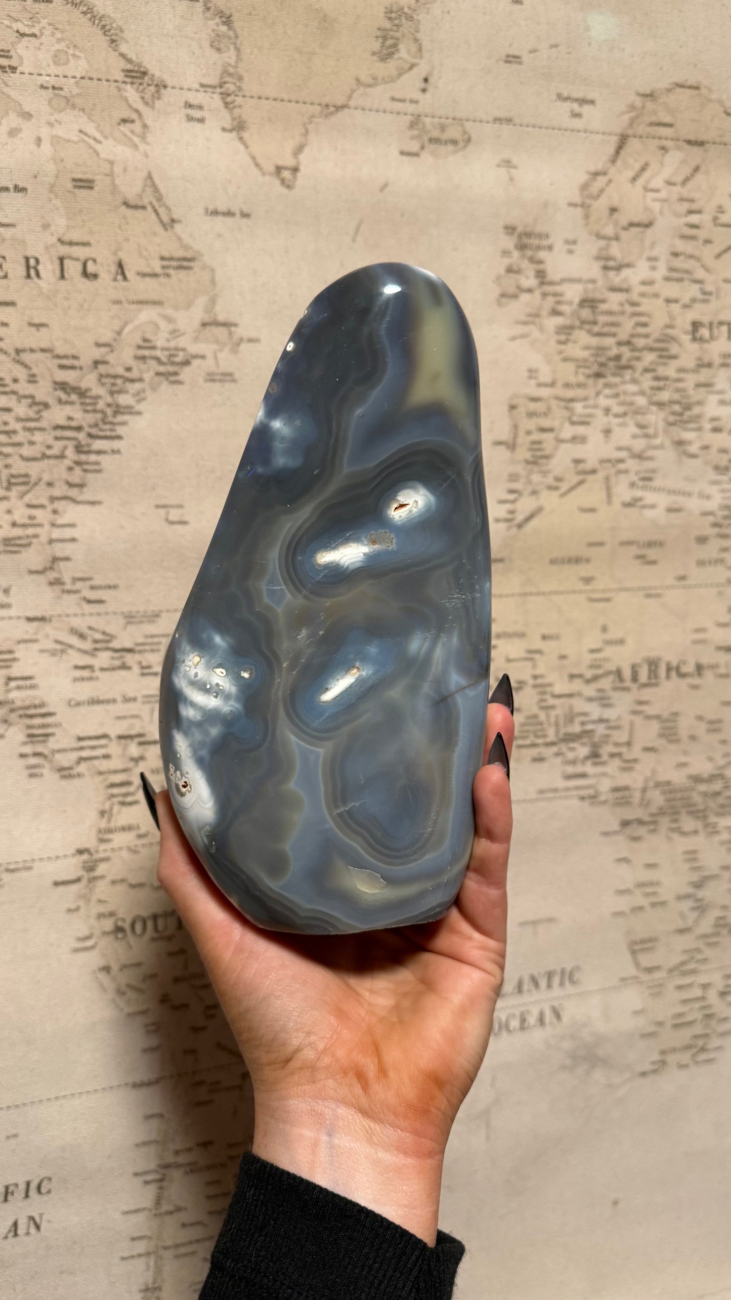 Blue Agate Freeform - Personal Collection Destash