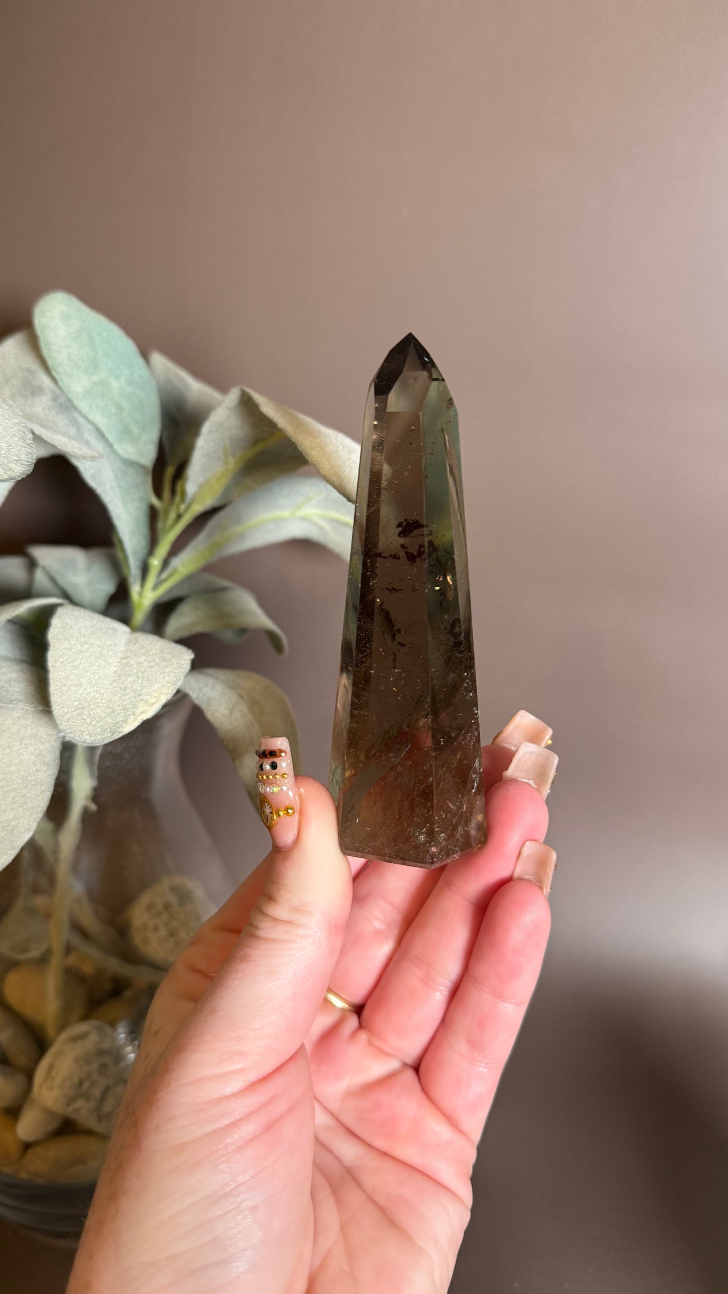 Smokey Quartz Tower #4