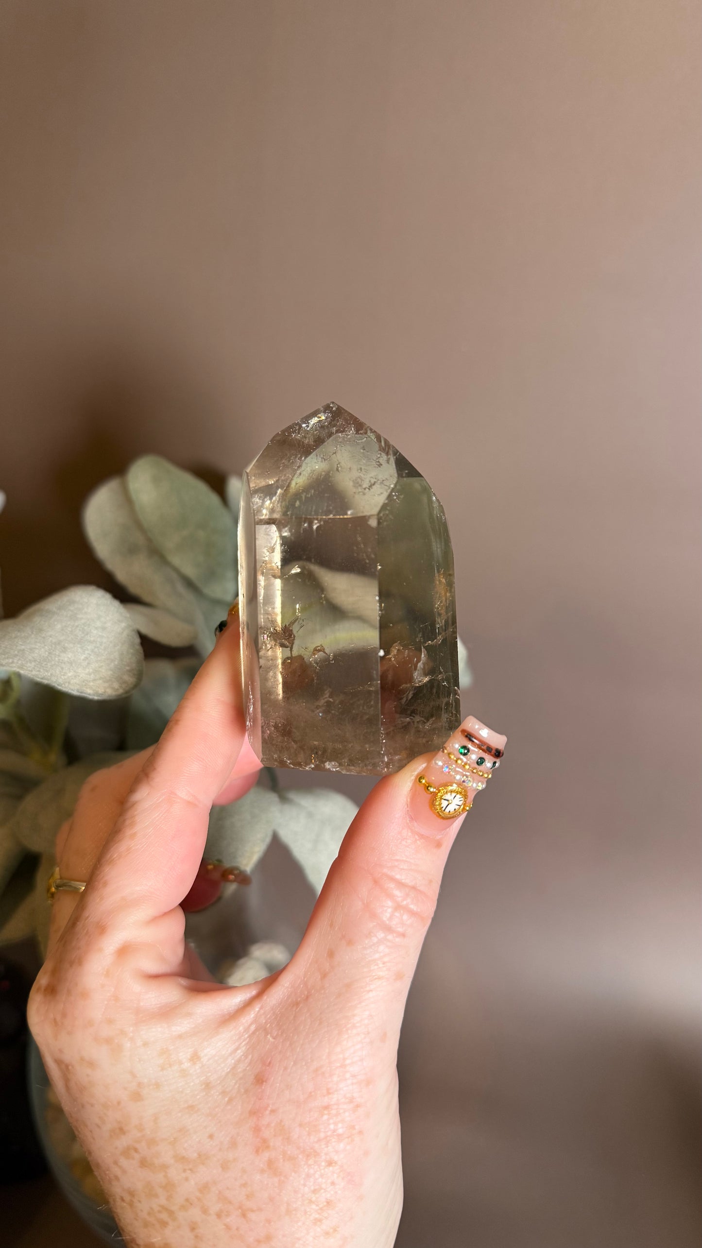 Smokey Quartz Tower #10