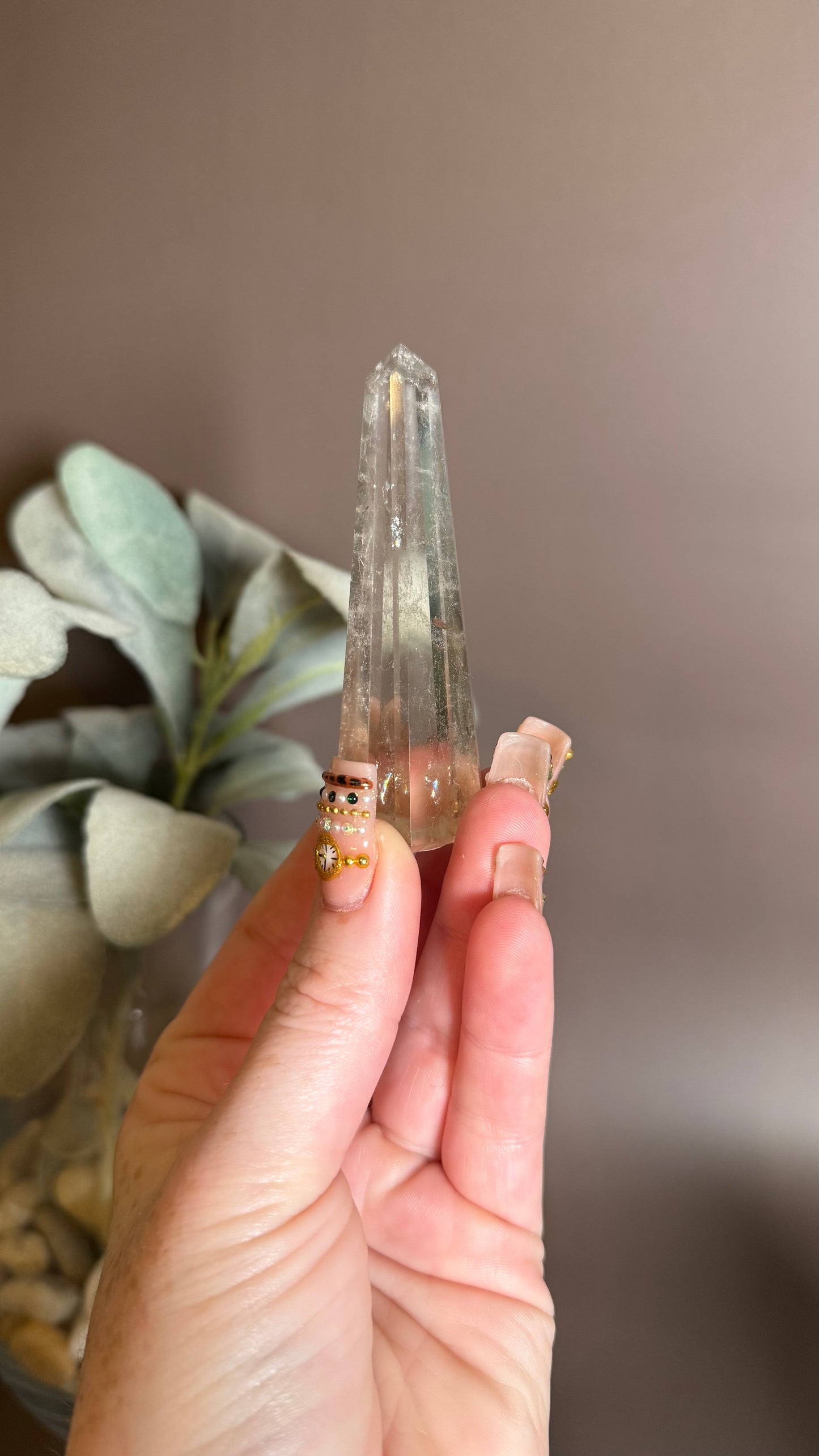 Smokey Quartz Obelisk #28