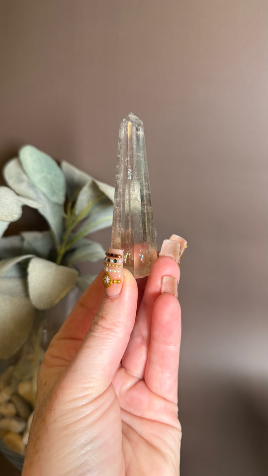 Smokey Quartz Obelisk #28