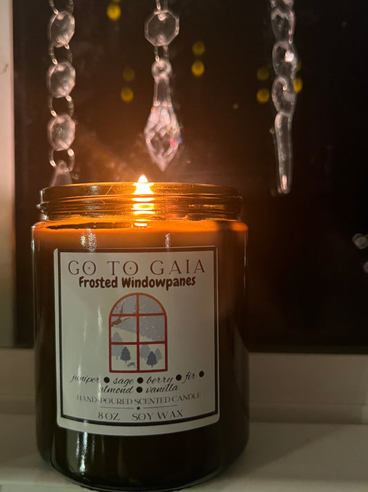 Frosted Windowpanes Candle - LIMITED EDITION