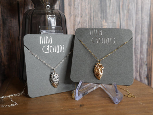 Anatomical Heart Necklace