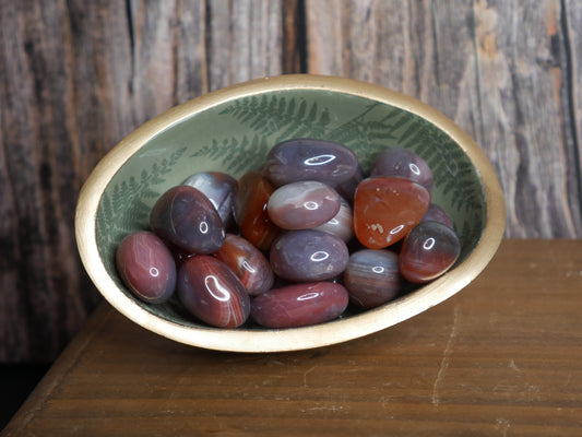 Red Botswana Agate Tumble