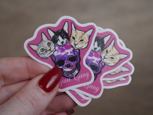 Gaia Gang Cat Sticker