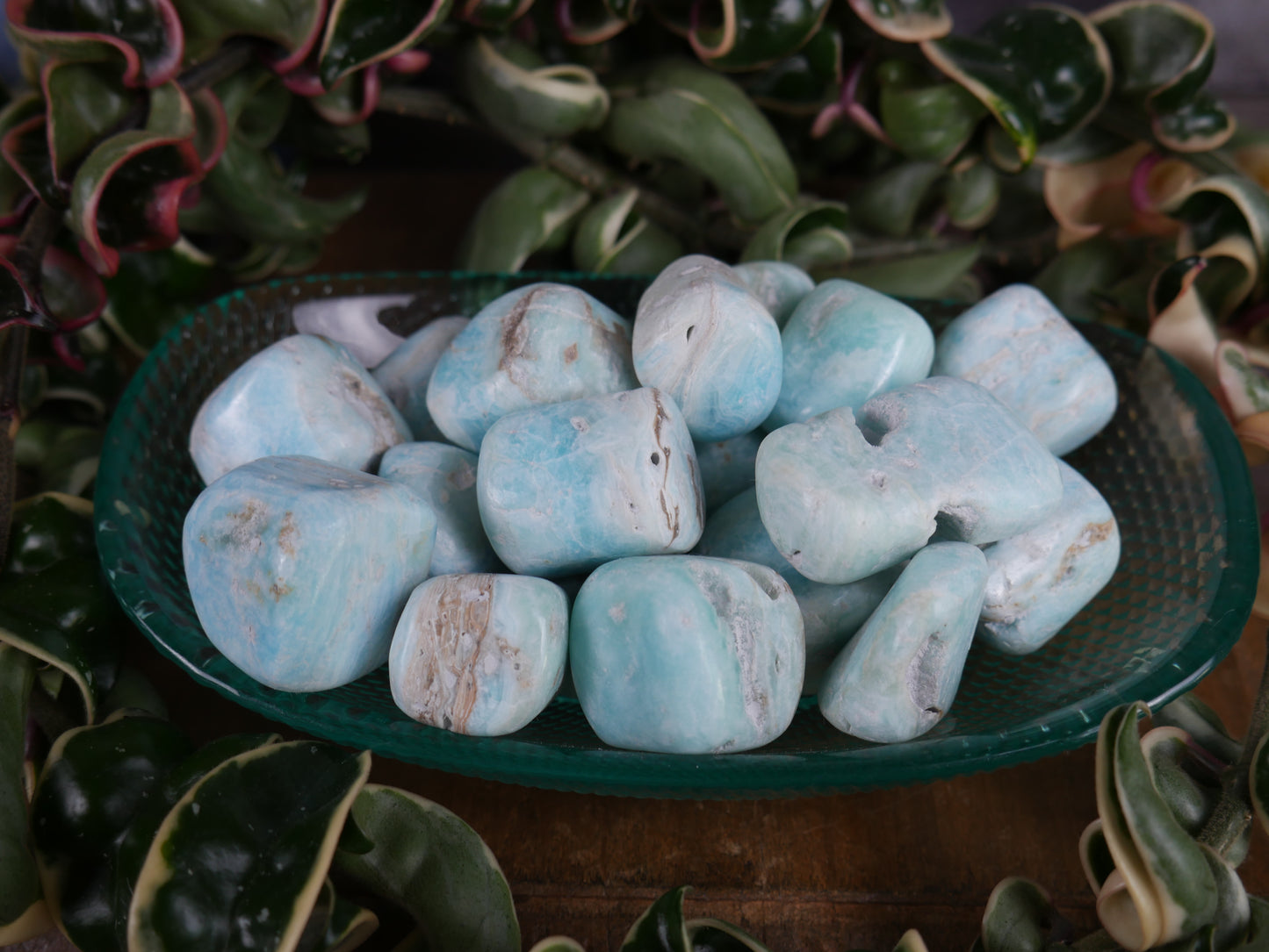 Blue Aragonite Tumble