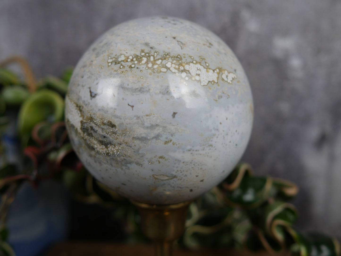 Sea Jasper Sphere