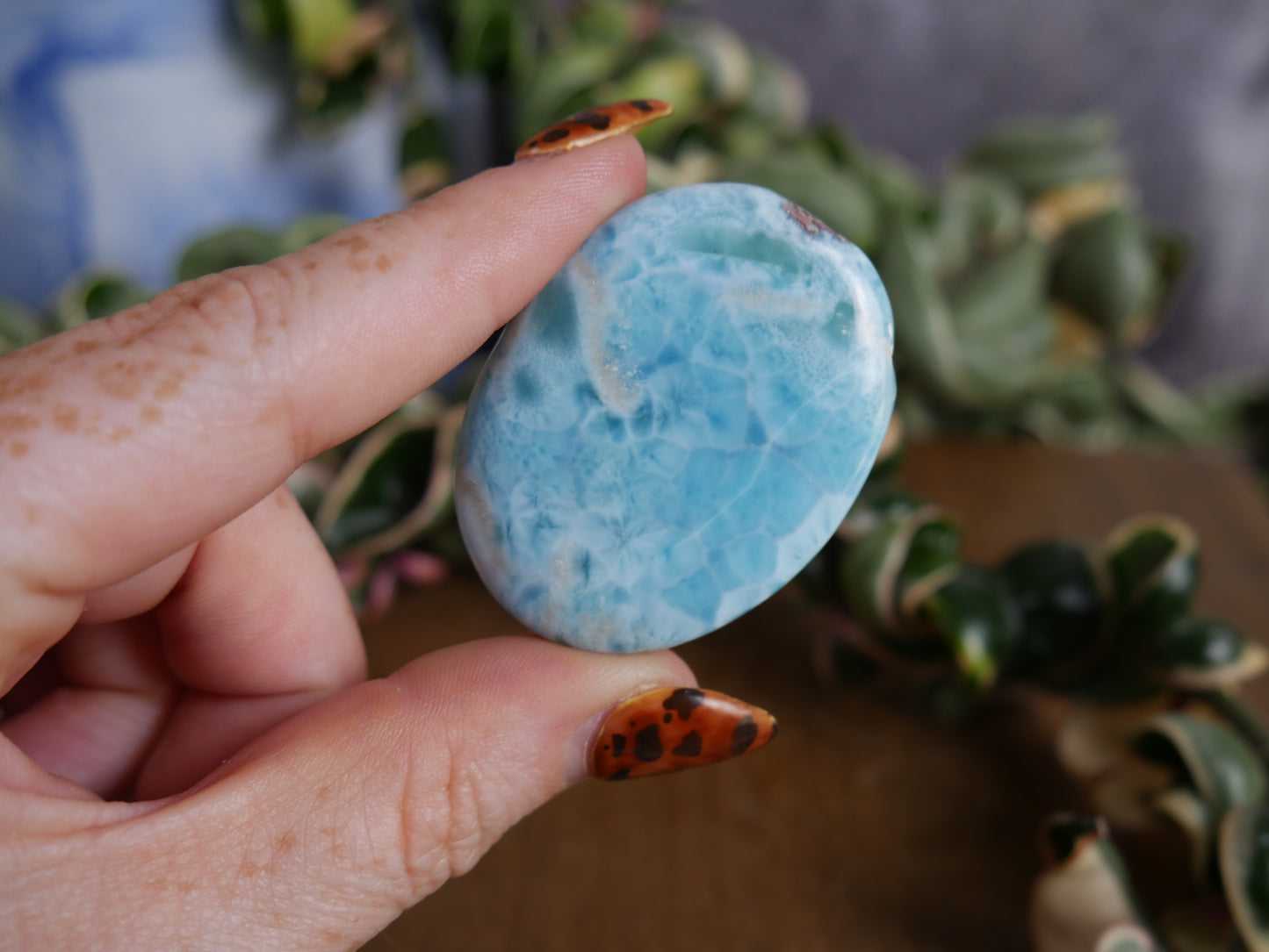 Larimar Palm Stone #2