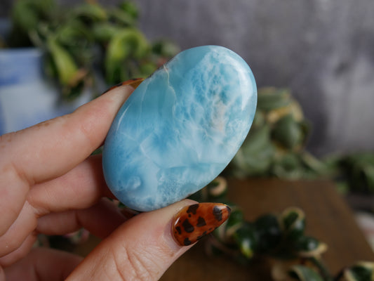 Larimar Palm Stone #6