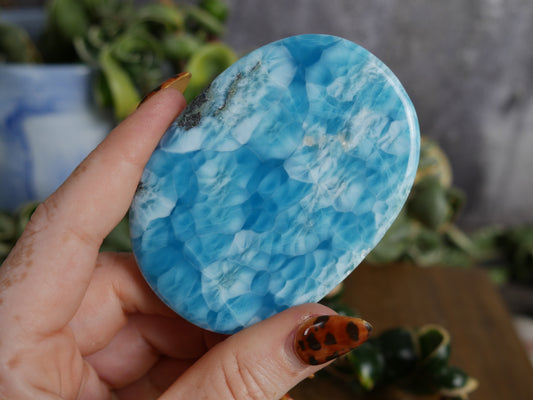 Larimar Palm Stone #7