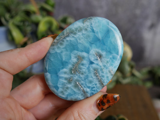 Larimar Palm Stone #12