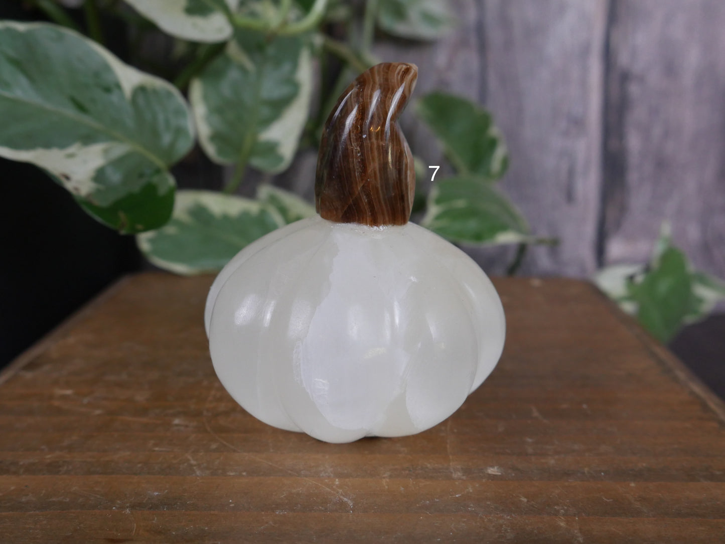 White Calcite Pumpkin [various]