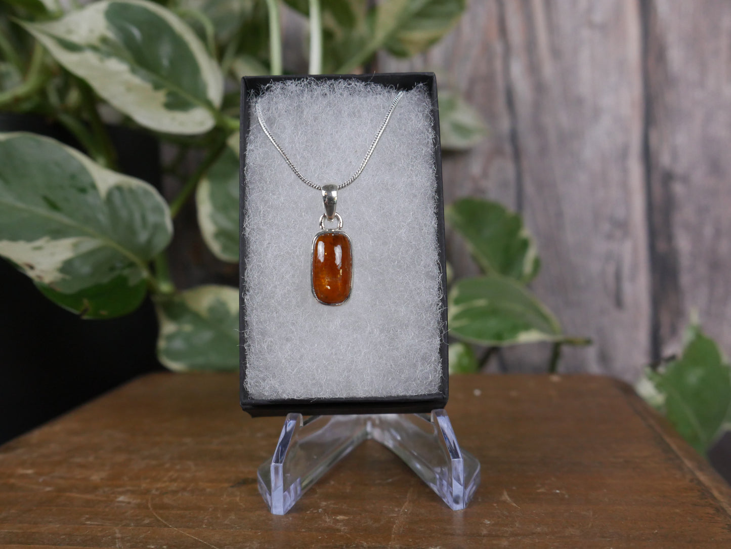 Orange Kyanite Pendant