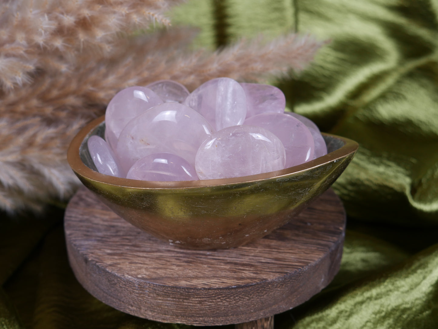 Rose Quartz Flat Stone