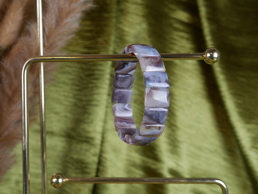 Botswana Agate Bangle - Personal Collection Release