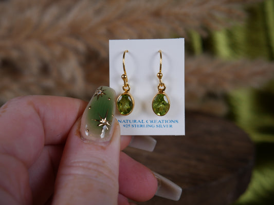 Peridot Dangling Earrings