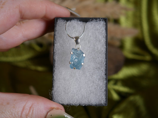 London Blue Topaz Pendant #38