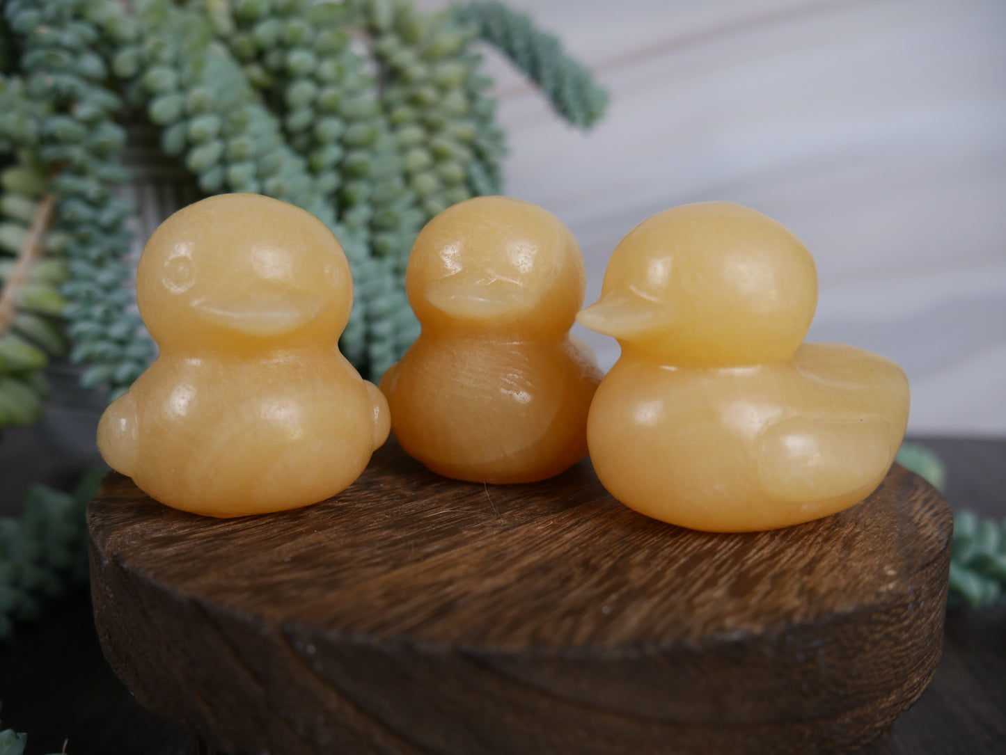 Orange Calcite Duck