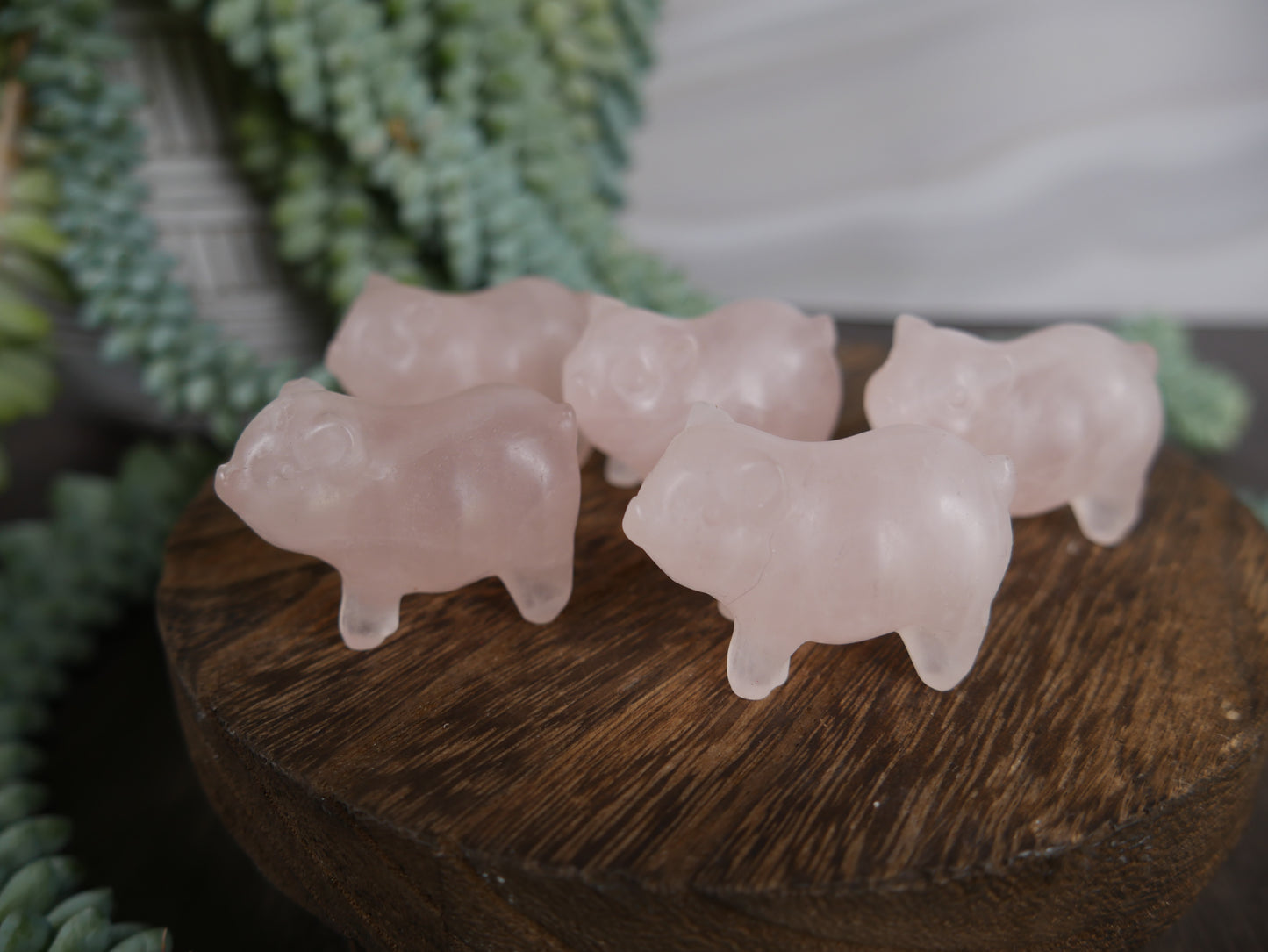 Rose Quartz Pig