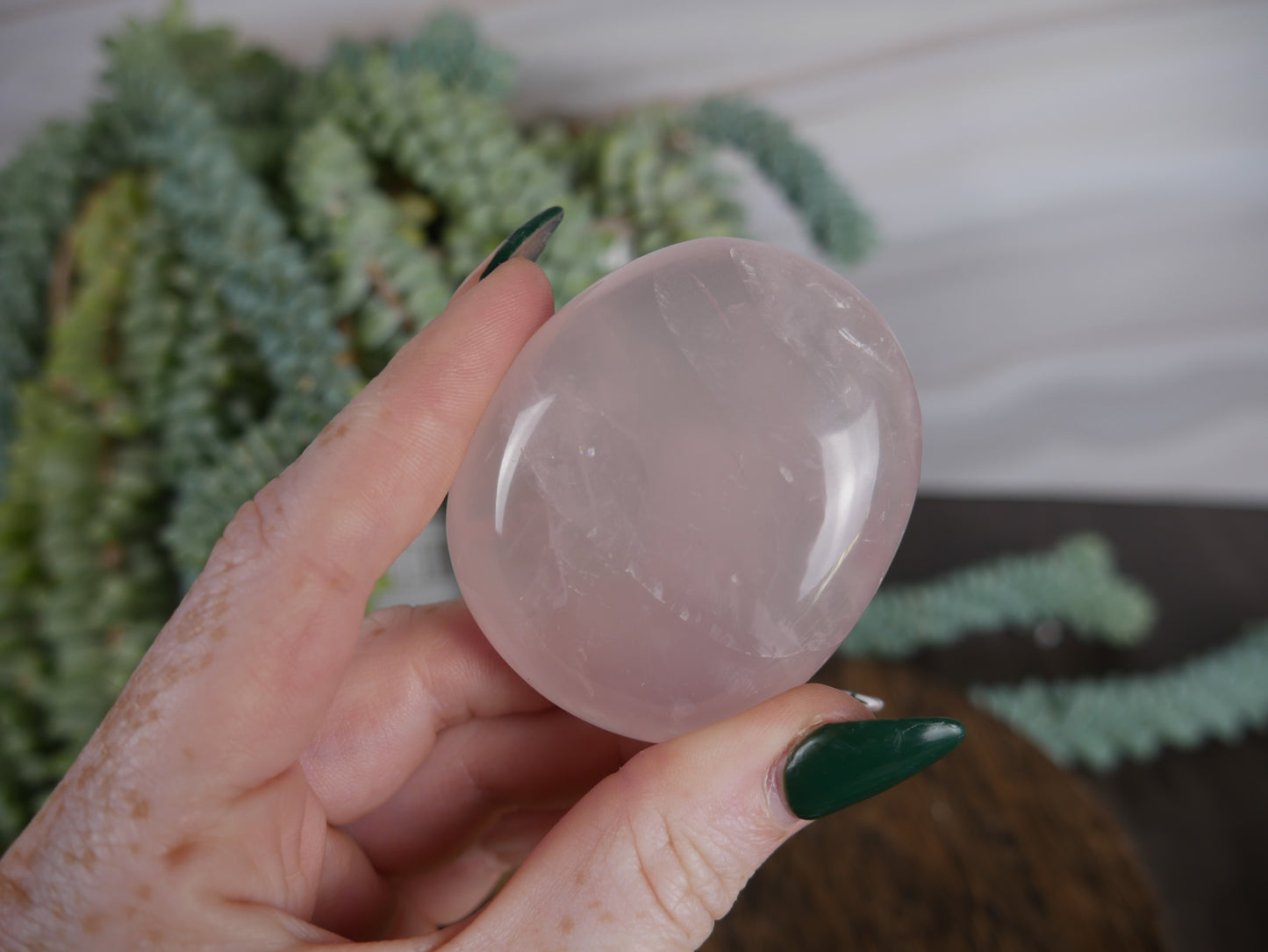 Rose Quartz Palm #10