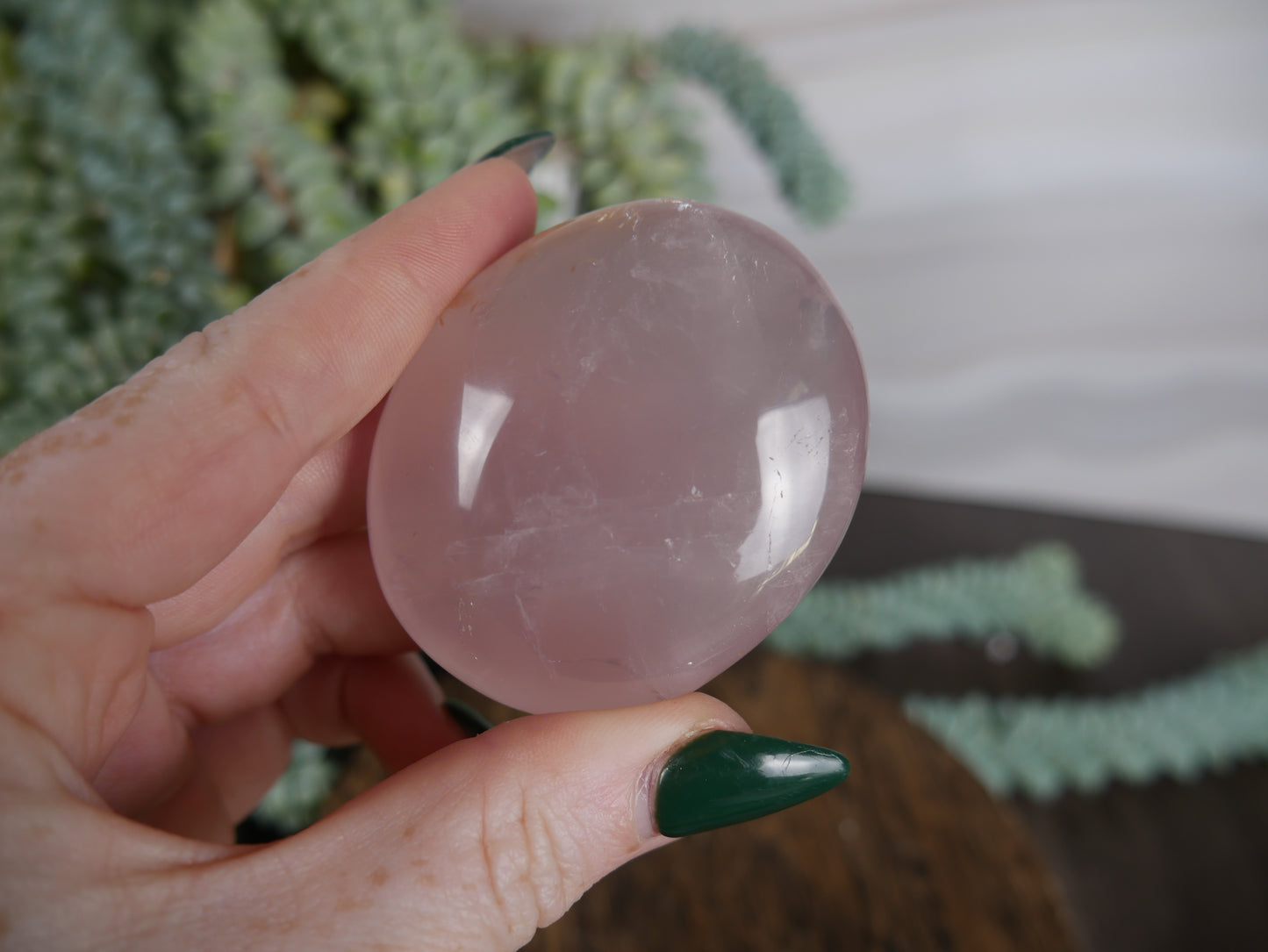 Rose Quartz Palm #14