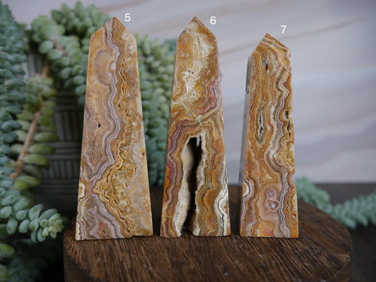 Crazy Lace Agate Tower [various]