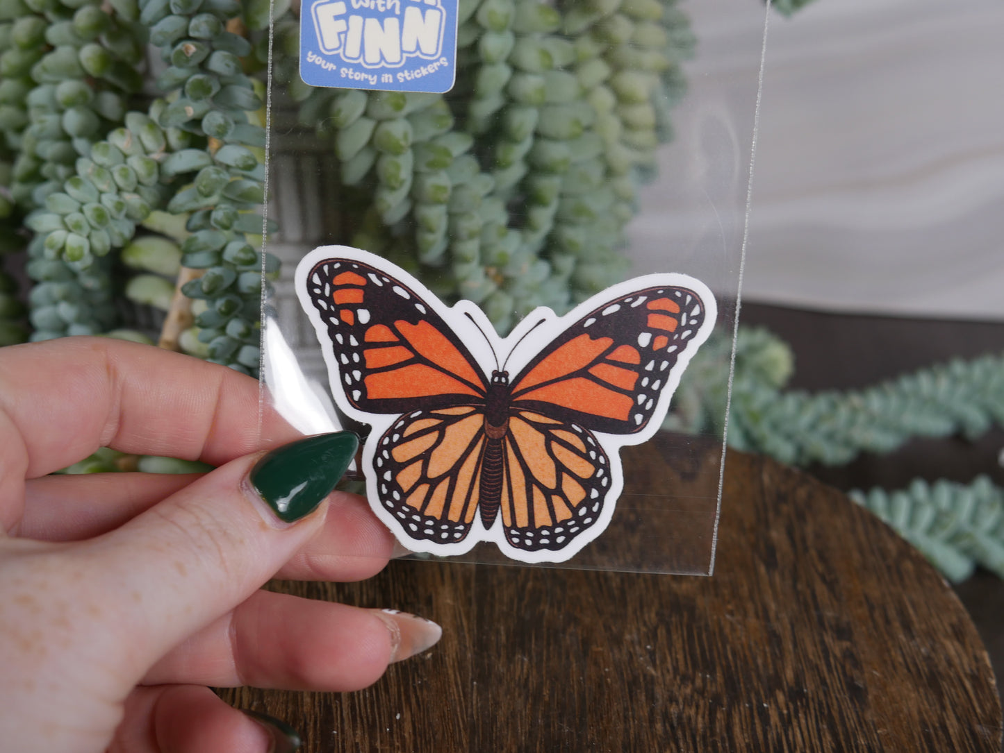 Monarch Butterfly Sticker