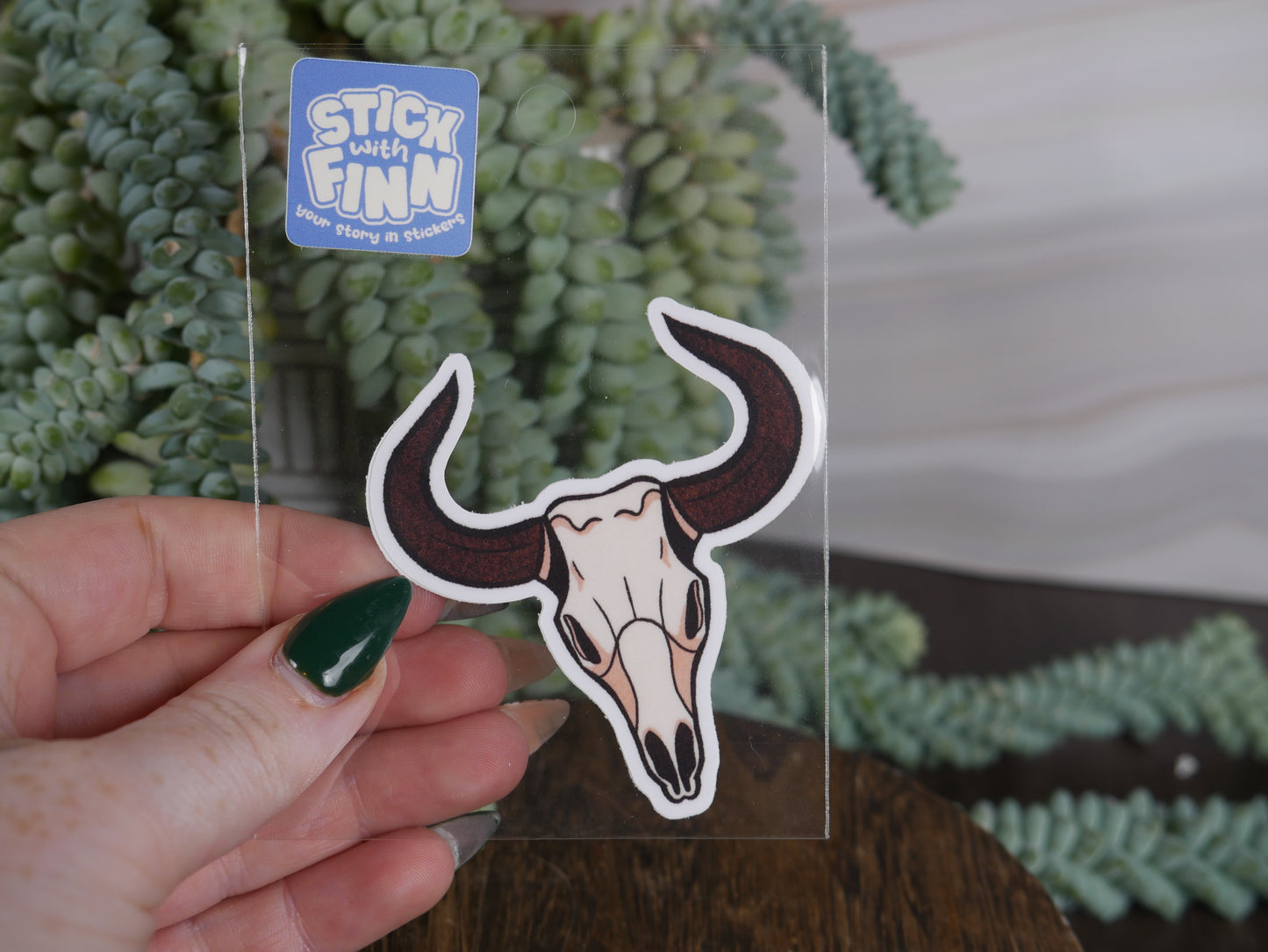 Cow Skull Sticker